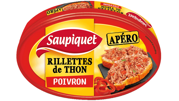 Saupiquet | Rillettes de Thon poivrons, la boite de 115g