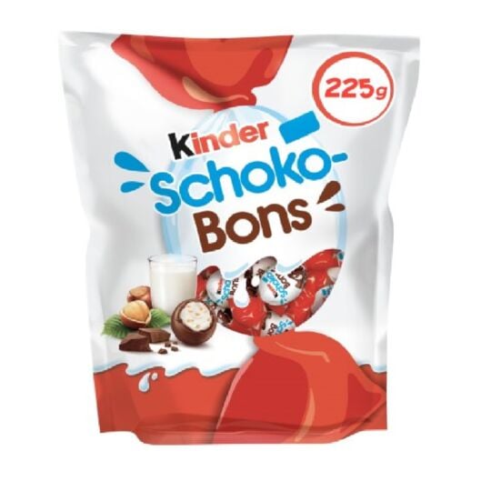 KINDER | Bonbons Chocolat au Lait KINDER SCHOKO-BONS, le paquet de 225gr