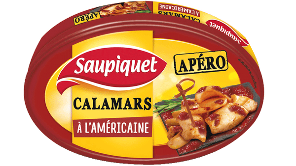 Saupiquet | Calamars à l’américaine, la boite de 115g