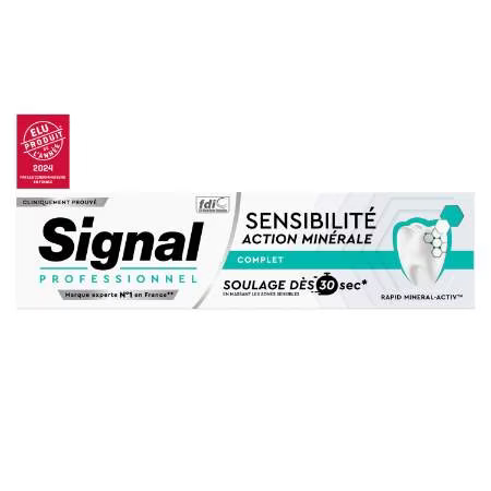 SIGNAL PROFESSIONNEL | Dentifrice sensibilité action minérale complet, le tube de 75ml