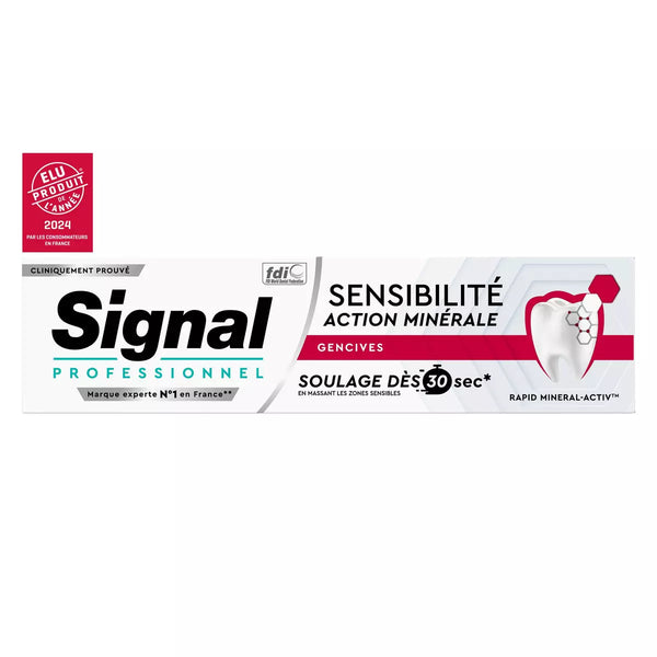 SIGNAL PROFESSIONNEL | Dentifrice sensibilité action minérale gencives, le tube de 75ml