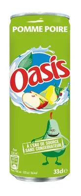 OASIS | Boisson Pommes poires, la canette de 33cl