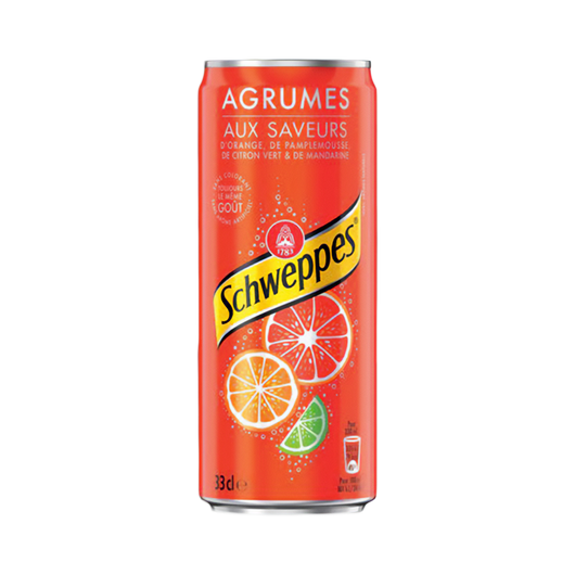 SCHWEPPES | Soda aux agrumes cannette 33cl