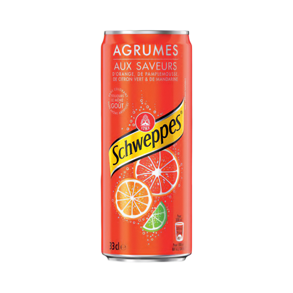 SCHWEPPES | Soda aux agrumes cannette 33cl