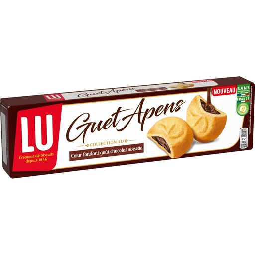 LU | Guet Apens biscuits coeur fondant goût chocolat noisette 105g