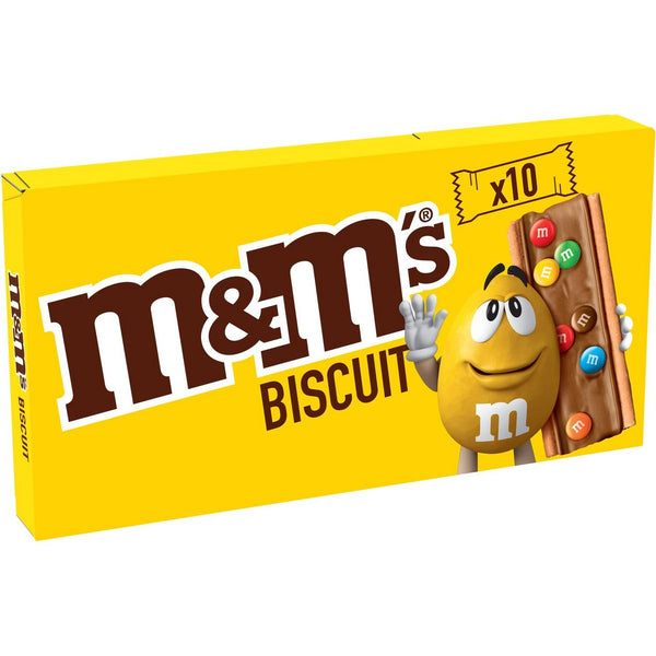 M&M'S | Biscuits nappés de chocolat avec M&M's 10 biscuits 198g