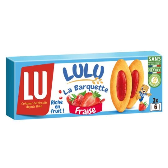 LU | LULU La Barquette à la fraise - 3 sachets - 120g