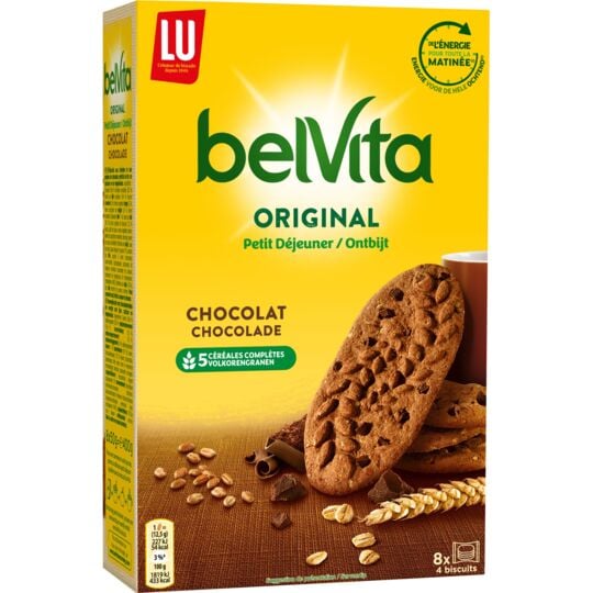 LU | Belvita biscuits petit déjeuner au chocolat original 400g