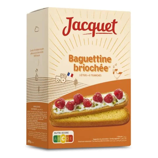 JACQUET | Pain grillé Baguettine briochée 300gr