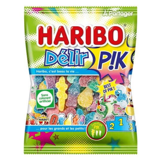 HARIBO | Bonbons Delir'Pik le sachet de 275g