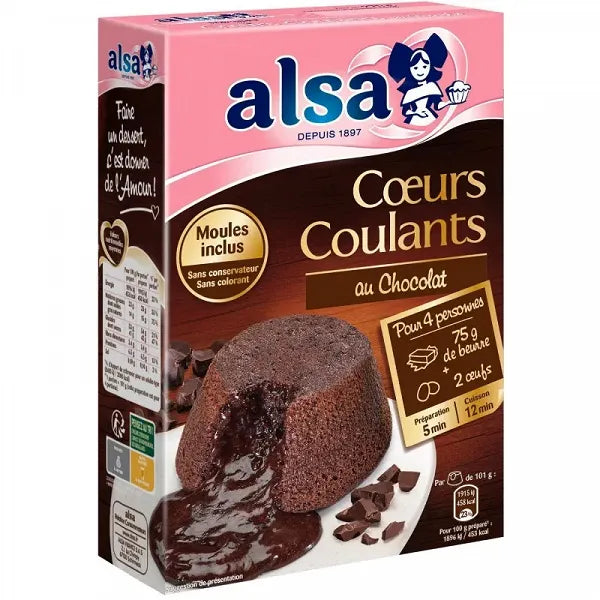 ALSA | Préparation pour cœurs coulants chocolat 275g