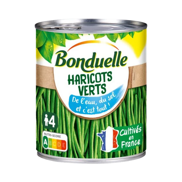 BONDUELLE | Haricots verts extra-fins, la boite de 800g