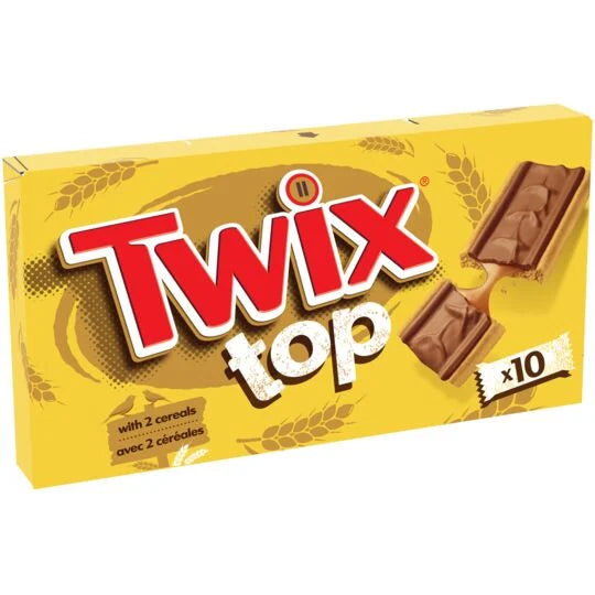 TWIX | Biscuits caramel chocolat au lait TWIX TOP - x10 - 210g