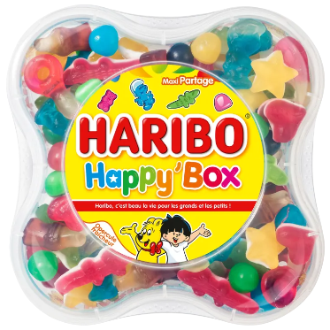 HARIBO | Bonbons Happybox Boite à partager 850g