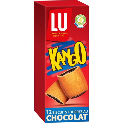 LU | KANGO biscuits fourrés au chocolat 12 biscuits 225g