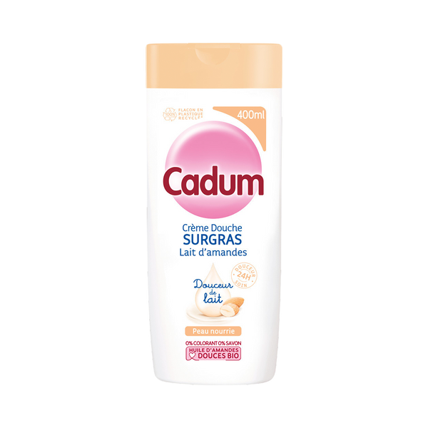 CADUM | Crème de douche surgras au lait d’amandes 400ml