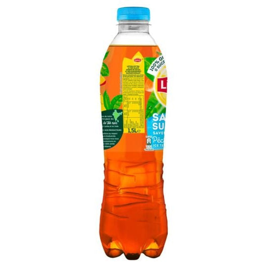 LIPTON | Thé glacé saveur pêches SANS SUCRES 1.5L