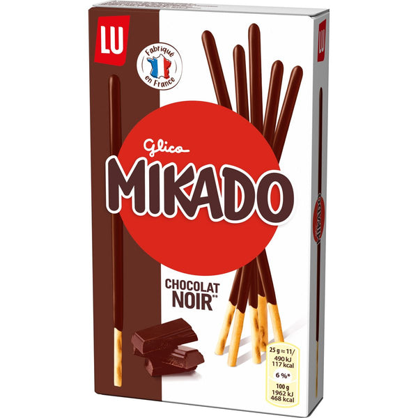 LU | MIKADO Bâtonnets biscuités nappés de chocolat noir 90g