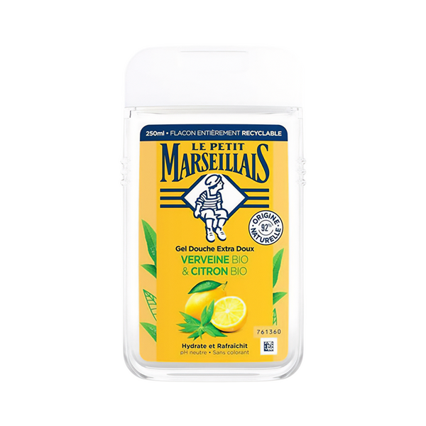 LE PETIT MARSEILLAIS | Gel Douche verveine bio  & citron bio  250ml