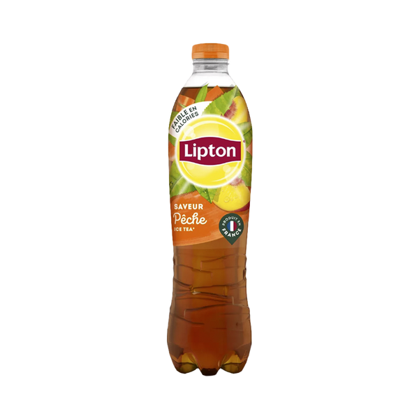 LIPTON | Boisson Ice tea pêche, la bouteille de 1,25l